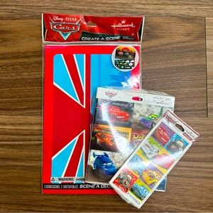 Hallmark Cars Stickers & Create A Scene lot (3)🏎️